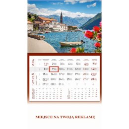 Kalendarz ścienny Wydawnictwo Wokół Nas Zatoka kalendarz jednodzielny 302mm x 295mm (KS056)