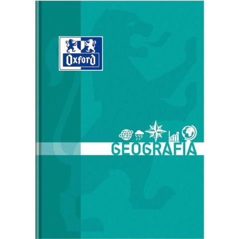 Brulion Oxford geografia tematyczny A5 80k. 90g krata [mm:] 148x210 (400128287)