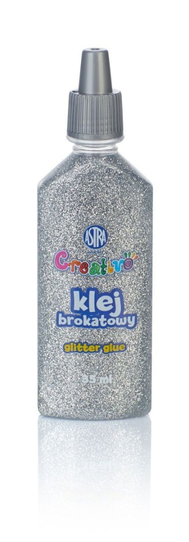 Klej w tubie Astra Creativo brokatowy złoty srebrny 35ml (332118001) Klej w tubie Astra Creativo brokatowy złoty srebrny 35ml (332118001)