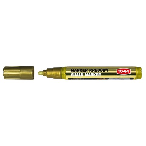 Marker specjalistyczny Toma srebrny kredowy, srebrny 4,45mm okrągła końcówka (To-291) Marker specjalistyczny Toma srebrny kredowy, srebrny 4,45mm okrągła końcówka (To-291)