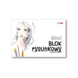 Blok rysunkowy Strigo A4 biały 90g 50k (SPA012)