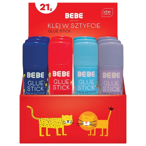 Klej w sztyfcie Bebe BB KIDS 21g 21g (5902277327840) Klej w sztyfcie Bebe BB KIDS 21g 21g (5902277327840)
