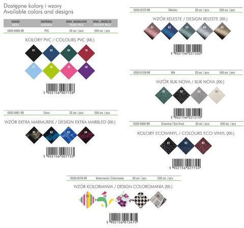 Okładka na dokumenty Duo [mm:] 65x105 Panta Plast (0300-0066-99)