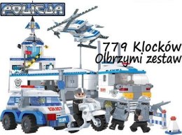 Klocki plastikowe Dromader POLICJA (23001)