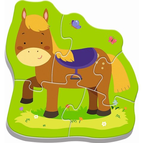 Puzzle Trefl baby classic zierzęta na wsi 3, 4, 5, 6 el. (36070) Puzzle Trefl baby classic zierzęta na wsi 3, 4, 5, 6 el. (36070)
