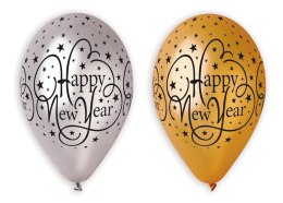 Balon gumowy Godan HAPPY NEW YEAR mix (GS110/NY1)