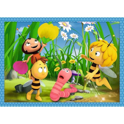 Puzzle Trefl Pszczółka Maja 4w1 el. (34356) Puzzle Trefl Pszczółka Maja 4w1 el. (34356)
