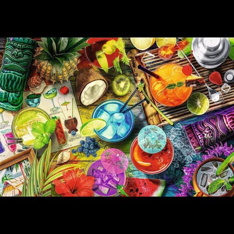 Puzzle przestrzenne Trefl drewniane Kolorowe koktajle 501 el. (20154) Puzzle przestrzenne Trefl drewniane Kolorowe koktajle 501 el. (20154)