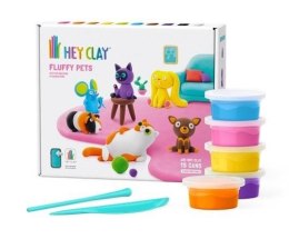 Masa plastyczna dla dzieci Hey Clay puchate zwierzęta mix Tm Toys (HCL15023)