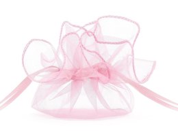 Organza Partydeco Woreczki z organzy, różowy, 25cm, 10 szt. różowa (WRG6-081-10)