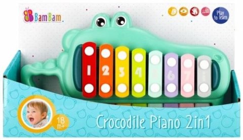 Pianino Alleblox i cymbałki krokodylek (492794) Pianino Alleblox i cymbałki krokodylek (492794)