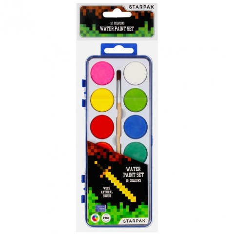 Farby akwarelowe Starpak Pixel kolor: mix 12 kolor. (489994) Farby akwarelowe Starpak Pixel kolor: mix 12 kolor. (489994)