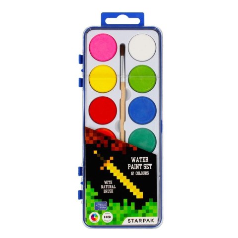 Farby akwarelowe Starpak Pixel kolor: mix 12 kolor. (489994) Farby akwarelowe Starpak Pixel kolor: mix 12 kolor. (489994)