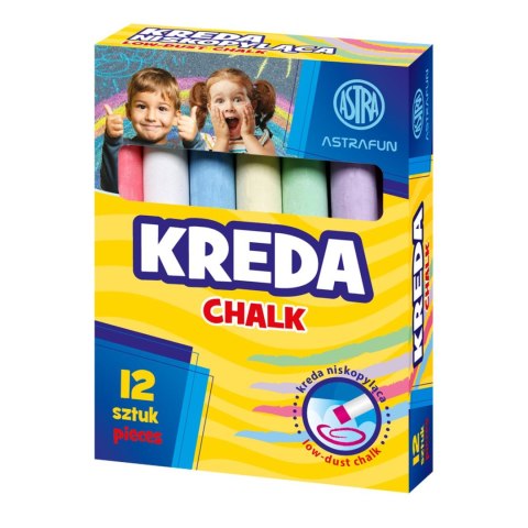 Kreda Astra Fun tablicowa kolor: mix 12 szt (330022011) Kreda Astra Fun tablicowa kolor: mix 12 szt (330022011)
