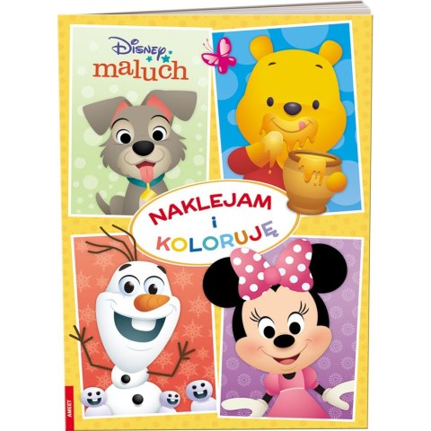 Książka dla dzieci Disney Maluch. Naklejam i Koloruję Ameet