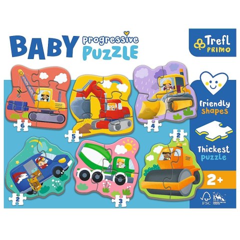 Puzzle Trefl Amscar Films Bing baby Pojazdy (44004) Puzzle Trefl Amscar Films Bing baby Pojazdy (44004)
