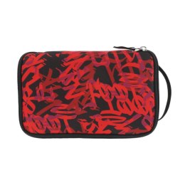 Piórnik Herlitz kosmetyczka 2 Go Graffiti Red/Bl (50043569)