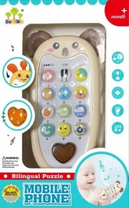 Telefon zabawkowy dla maluszka miś Mega Creative (502317)