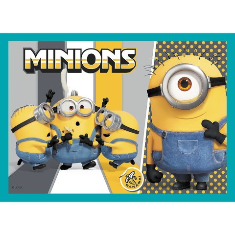 Puzzle Trefl Minionki 4w1 4w1 el. (34339) Puzzle Trefl Minionki 4w1 4w1 el. (34339)