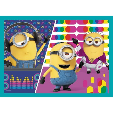 Puzzle Trefl Minionki 4w1 4w1 el. (34339) Puzzle Trefl Minionki 4w1 4w1 el. (34339)