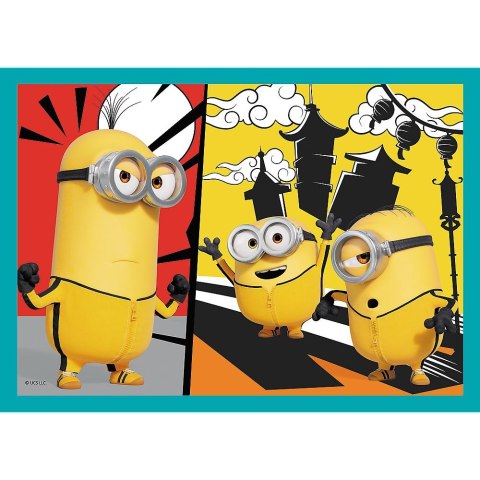 Puzzle Trefl Minionki 4w1 4w1 el. (34339) Puzzle Trefl Minionki 4w1 4w1 el. (34339)