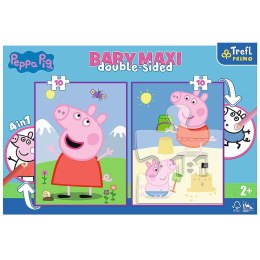 Puzzle Trefl świnka Peppa Baby MAXI 2x10 Pogodny dzień Peppy 20 el. (43001)