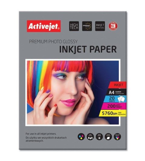 Papier foto AP4-200G20 Activejet (EXPACJPAP0010)