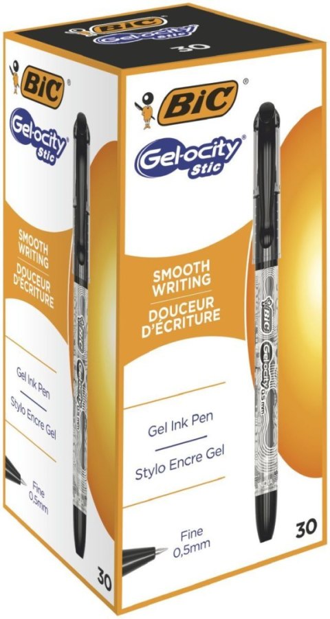 Długopis żelowy Bic GEL_OCITY czarny 0,5mm (1010266) Długopis żelowy Bic GEL_OCITY czarny 0,5mm (1010266)