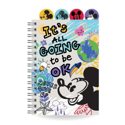 Kołozeszyt (kołobrulion) Patio Mickey Mouse B5 100k. 80g krata (15886PTR) Kołozeszyt (kołobrulion) Patio Mickey Mouse B5 100k. 80g krata (15886PTR)