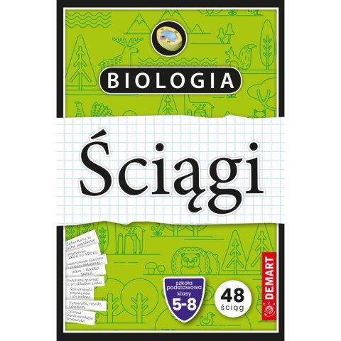 Książeczka edukacyjna ściąga biologia Demart