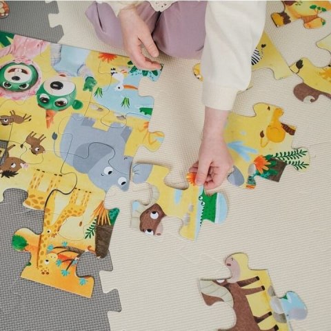 Puzzle Trefl Bobaski I Miś Super maxi Bobaski na safari 24 el. (41009) Puzzle Trefl Bobaski I Miś Super maxi Bobaski na safari 24 el. (41009)