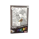 Puzzle Lean Do Kolorowania 500 Elementów Ryby Ocean 500 el. (14155)