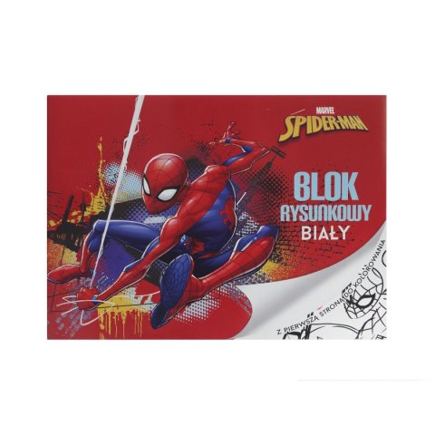 Blok rysunkowy Beniamin biały SPIDER MAN A4 biała 20k Blok rysunkowy Beniamin biały SPIDER MAN A4 biała 20k
