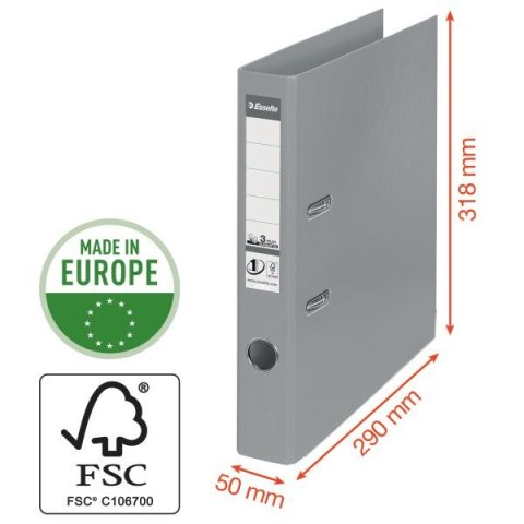 Segregator dźwigniowy Esselte No.1 Power Vivida A4 50mm zielony (624073) Segregator dźwigniowy Esselte No.1 Power Vivida A4 50mm zielony (624073)