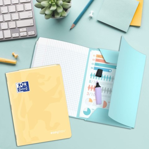 Zeszyt EASYBOOK PASTEL A5 60k. 90g krata Oxford (400161235) Zeszyt EASYBOOK PASTEL A5 60k. 90g krata Oxford (400161235)