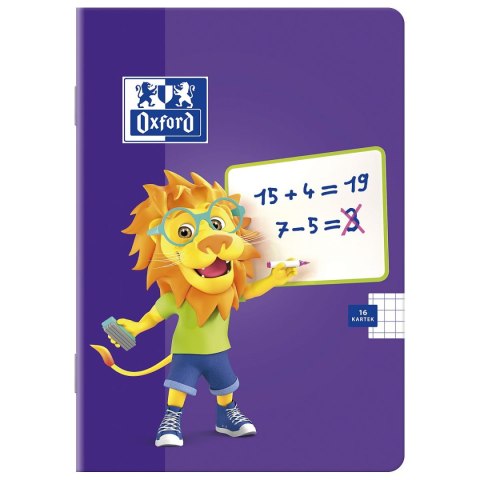 Zeszyt Oxford Lion A5 16k. 90g linia podwójna (400106953)