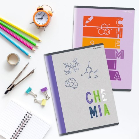 Zeszyt chemia A5 60k. 70g krata [mm:] 150x210 TOP-2000 (400160610)