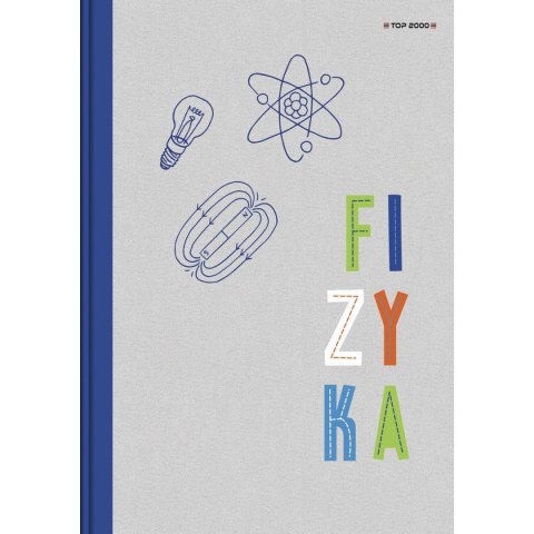 Brulion tematyczny fizyka A5 80k. 70g krata [mm:] 150x210 TOP-2000 (400160623)