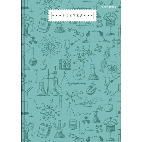 Brulion tematyczny fizyka A5 80k. 70g krata [mm:] 150x210 TOP-2000 (400160623)
