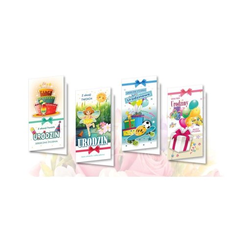 Kartka składana Lux urodziny [mm:] 230x120 Top Graphic (DLXO)