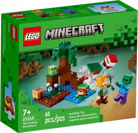 Klocki konstrukcyjne Lego Minecraft przygoda na mokradłach (21240)