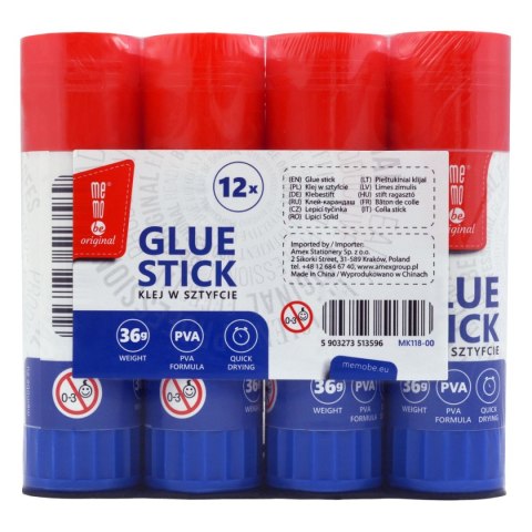 Klej w sztyfcie Memobe 36g (MK118-00) Klej w sztyfcie Memobe 36g (MK118-00)