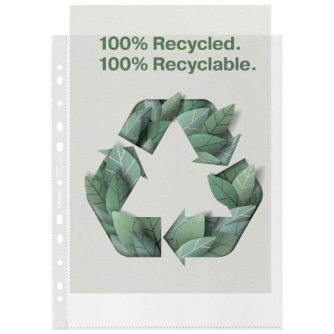 Koszulki na dokumenty Esselte Recycled Maxi groszkowa A4 kolor: bezbarwny typu U 70 mic. (627502) Koszulki na dokumenty Esselte Recycled Maxi groszkowa A4 kolor: bezbarwny typu U 70 mic. (627502)