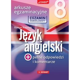 Książeczka edukacyjna Demart TESTY - Ósmoklasisty - Angielski