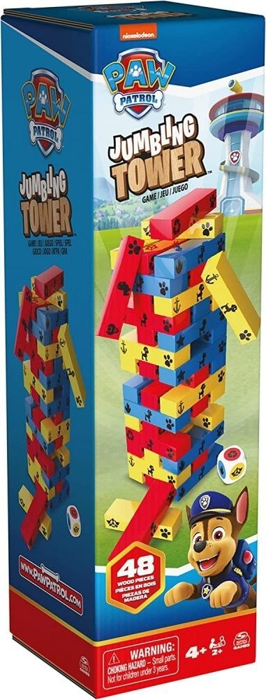 Gra zręcznościowa Spin Master Psi Patrol Jumbling Tower (6066828) Gra zręcznościowa Spin Master Psi Patrol Jumbling Tower (6066828)