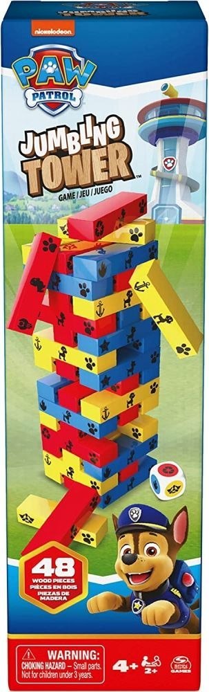 Gra zręcznościowa Spin Master Psi Patrol Jumbling Tower (6066828) Gra zręcznościowa Spin Master Psi Patrol Jumbling Tower (6066828)