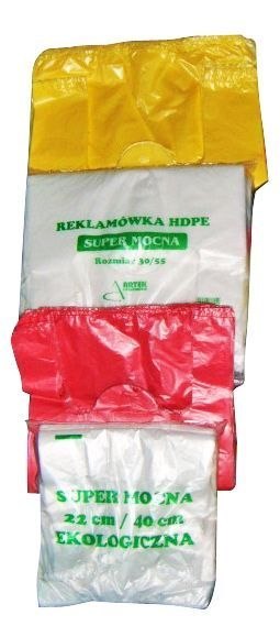 Worki foliowe HDPE 200 szt [mm:] 250x450 Artek