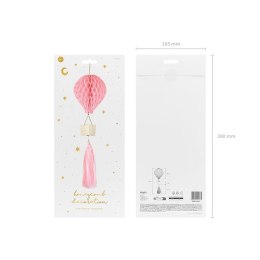 Dekoracja bibułowa Balon, różowy Partydeco (DB3-081)