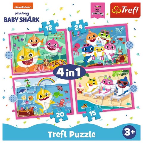 Puzzle Trefl 4w1 el. (34378) Puzzle Trefl 4w1 el. (34378)