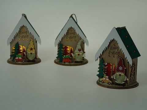 Lampki świąteczne domek Led 15,5cm Adar (579958)